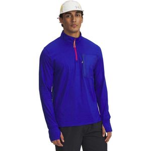 Under Armour - Launch - Training Top - Zwart - 1/4 Rits