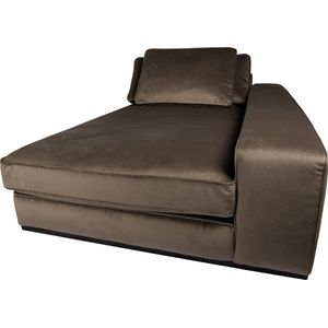 PTMD Bank Block Chaise Longue Arm R Juke Taupe