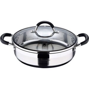 Bergner Masterpro Serveerpan - Met Deksel - Ø28 Cm - 3.8L