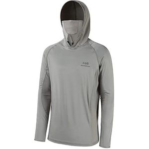 Heren Vissersshirt met Lange Mouwen en UV Bescherming - Ademend en Sneldrogend