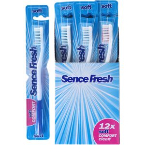 Sence Tandenborstels Fresh Soft Comfort Clean 12 stuks