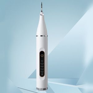 CHIWIN Draadloze Elektrische Tandsteenverwijderaar – 5 Modi Ultrasonische Mondreiniger met IPX7 Waterdichtheid – Oplaadbare Mondspoeler met 360° Verlichting – Professionele Tandenreiniger voor Thuisgebruik – Wit