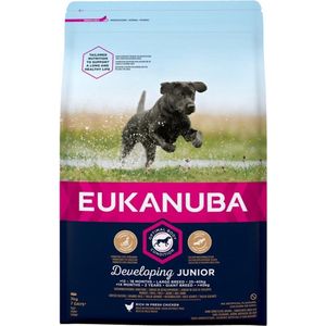2x Eukanuba Dog Developing Junior Large 3 kg