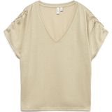 Vero Moda, Heren, Tops, Beige, Maat: M