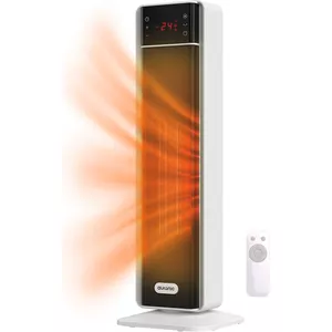 NIKLAS Ventilatorkachel, 2000 W, trendy, 2 standen, wandmontage, vochtige omgevingen, stralend, wit NIKLAS Ventilatorkachel, 2000 W, trendy, 2 standen, wandmontage, vochtige omgevingen, stralend, wit