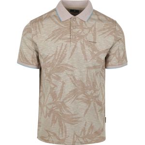 State of Art Poloshirt Faded Leaf Beige - Maat XL - Heren