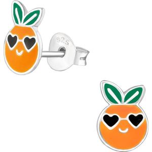 Little Bijoux oorknopje- sinaasappel