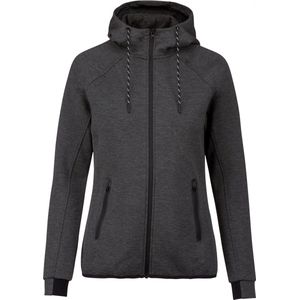 SportSweatshirt Dames L Proact Lange mouw Deep Grey Heather 79% Polyester, 15% Viscose, 6% Elasthan