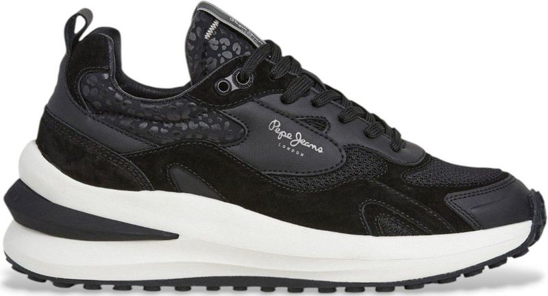 Pepe Jeans - PLS600012 Winslow - Leren Sneakers - Zwart - Casual
