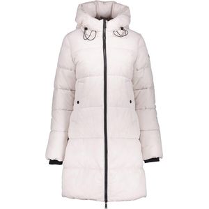 Geisha Jas Lange Pufferjas Met Capuchon 48552 12 000010 Off White Dames Maat - XS