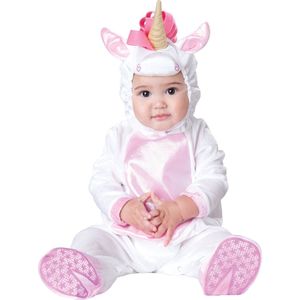 BOLO PARTY - Eenhoorn kostuum voor baby's - Klassiek - 56/68 (0-6 maanden)