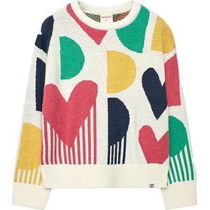 Boboli - Knitwear - Trui - Wit - 7 Jaar - Meisje