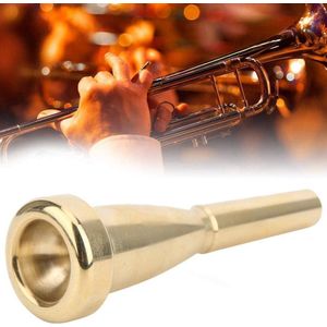 Trompet Mondstuk - Gouden gegalvaniseerde Messing - Muziekinstrument Accessoires .