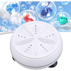 Geluidsarme Draagbare Mini-wasmachine - Ultrasone Turbinewasmachine voor Sokken Ondergoed T-shirt Stropdassen - Mini wasmachine