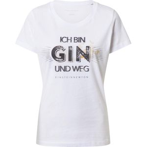 EINSTEIN & NEWTON Shirt 'Gin Weg'  goud / zwart / offwhite