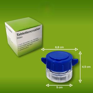 Pillenvergruizer - Pillen vergruizer - Pillenmaler - Tabletvergruizer - Pil crusher - Handmatig - Blauw
