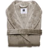 ZoHome Cara Badjas Lang - Fleece - Maat L - Shady Sand