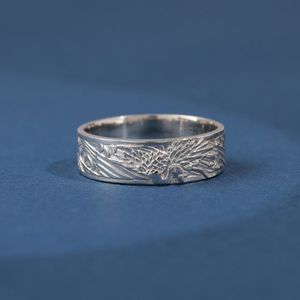 Zwaan ring voor valentijnsdag cadeau, Japanse kunst vogel zilveren ring voor verloving 925 Zilver