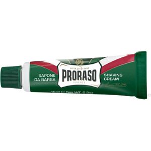 Proraso Green scheercrème in tube Travel 10 ml