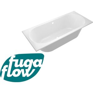 FugaFlow Efficiente Anta Ligbad - 190x90cm - acryl - duo - glans wit - Black Friday -