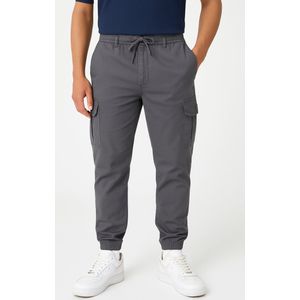 Smith & Solo cargo broek heren - chino broeken - Antraciet - S