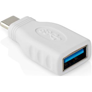 USB C naar USB A adapter - 3.2 Gen 1 - 5 Gb/s - Wit - Allteq