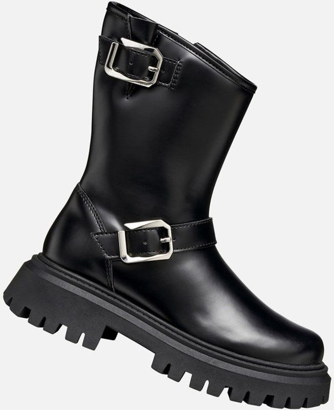 Geox - Maquinnens - Motorlaarzen - Zwart