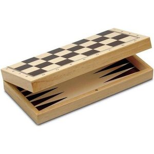 Spel/set Cayro 3 in 1 Schaakspel Backgamon Dames