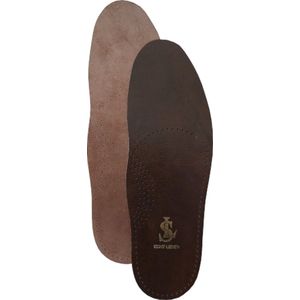 SL Leren Inlegzool - Inplakzool - Schapenleer - Bruin - Op Maat te Knippen - Maat 38 t/m 43 (38-39-40-41-42-43)
