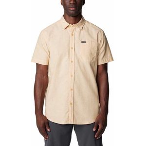 Columbia Rapid Rivers™ Overhemd Met Korte Mouwen Geel M Man