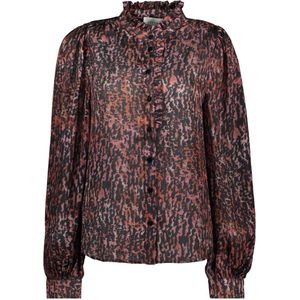 SISTERS POINT - Virsa-sh4 - Blouse - Doll Pink Graphic