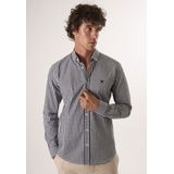 Felix Hardy Geruit Overhemd - Overhemden - 100% Katoen Heren Zwart - 2Xl