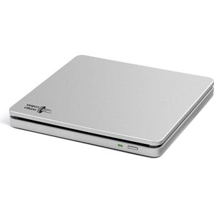 Externe DVD Drive - Slim Portable DVD Player/Writer USB 2.0 - Windows Mac OS Compatible - M-Disc Support - Silver