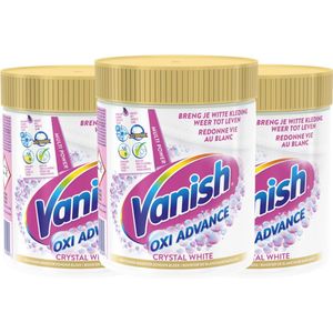 Vanish Oxi Advance Kristalwit - Witte Was - 470 Gram - 3 Stuks - Voordeelverpakking