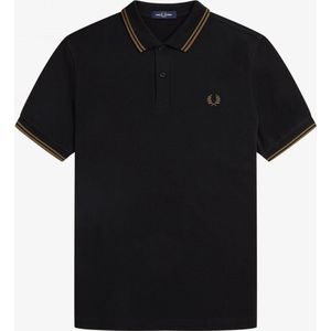 Fred Perry - Twin Tipped Polo Shirt - Zwart - Poloshirt