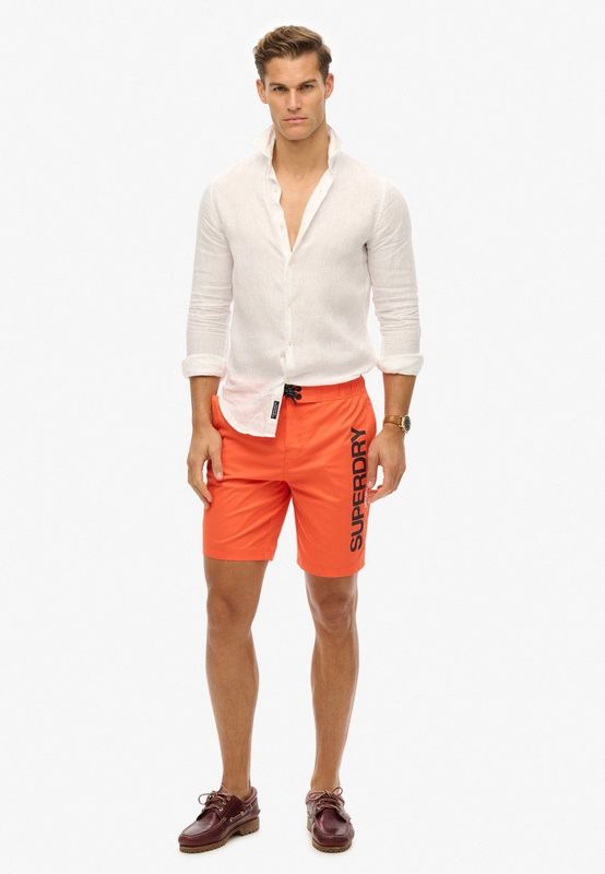 Superdry - Code - Korte Sportbroek - Zwart