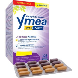 Ymea® Dag & Nacht 128 St. - Menopauze - Tegen Opvliegers & Nachtelijk Zweten