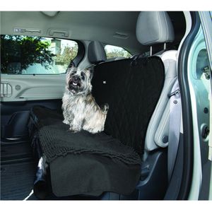 Dgs Honden Autostoelhoes Zwart - Hondenautoaccessoire - 28 cm Achterbank 3-In-1
