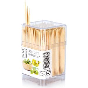 Tandenstokers Bamboe 6,5 cm 450 stuks - Tandenstoker