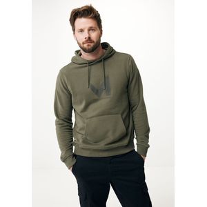 LEON Basic Hooded Sweater Mannen - Olijf - Maat S