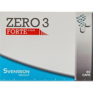 Svensson ZERO 3 forte - Afslanksupplement - eetlustremmer - 60 capsules