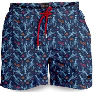 Miami Beach | Hoogwaardige Kwaliteit Zwemshort | Zwembroek | Beachshort | Heren | Sneldrogend | 184 Navy Blue | Maat S