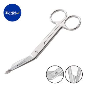 Zorghelden® Professionele verbandschaar - MDR Certificaat - Medische schaar - Verpleegkundige schaar - RVS - 14CM