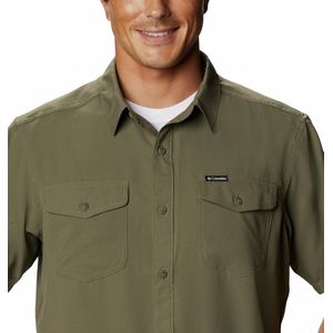 Columbia Utilizer II Solid Short Sleeve Shirt - Stone Green - Heren - Maat L