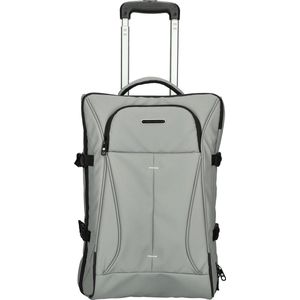 Enrico Benetti Northern - Reistas op Wielen – Reiskoffer - Reistrolley - Handbagage – Northern 47255 – Grijs – afm 35x25x50 cm