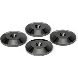 Dynavox - Spike Dempers - Onderlegschijven - Sluitringen - Set van 4 - Black