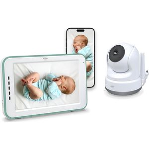 ELRO BC4000 - Babyfoon - Mint - 12,7 cm Touchscreen Monitor - Full HD Camera