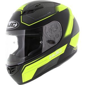 HJC CS15 Inno motorhelm scooterhelm mat zwart geel L