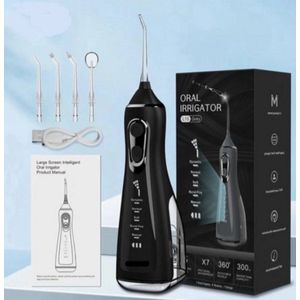 Orale Irrigator - Draagbare Waterflosser met 5 Snelheden en 350ml Reservoir | Waterdichte Tandreiniging met IPX6 | Tand Scaler en Mondhygiëne