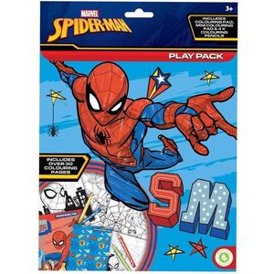 Marvel Spider-Man - Kinder Kleurboek met 4 Potloden - 3+ Jaar